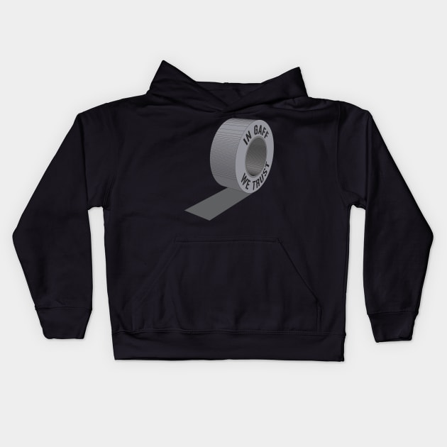 Audio Engineer Duct Tape Kids Hoodie by All-About-Words